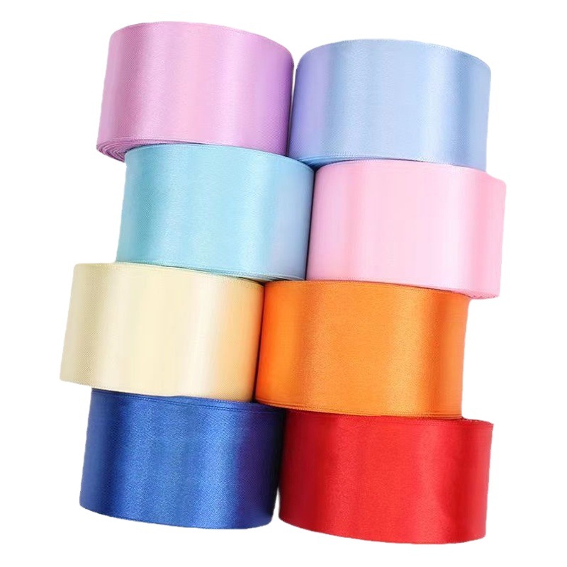 5cm Wide Ribbon DIY Peony Flower Cake Wedding Candy Box Gift Box Tie Bow Ribbon Satin Ribbon Webbing