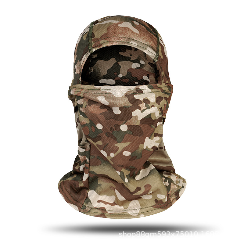 Picture of Cross-border Motorcycle Headgear Outdoor Dust-proof Drying Riding Mask Balaclava Hat Summer Tactical Camouflage Mask