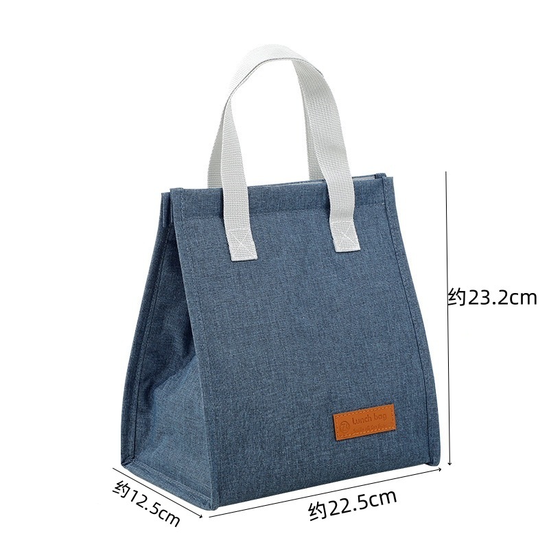 Picture of Large Thickened Lunch Box Bag for Office workers with Meal Lunch Bag Student Portable Insulation Bag Lunch Box Bag Waterproof Preservation Bag