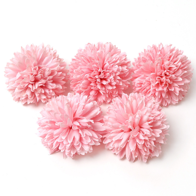 Picture of Pink simulation flower wedding shooting props handmade DIY hair accessories decoration Amazon flower box material