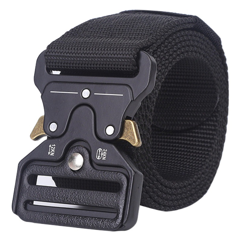 Cobra Tactical Belt Nylon Belt Men's Belt Canvas Belt Trouser Belt Men's Long Belt Men's Trendy All-Match
