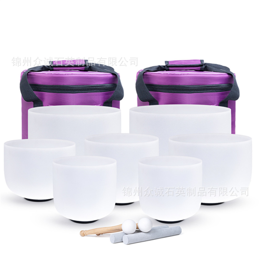 432Hz High-Level Tuned Crystal Bowl Music Bowl Yoga Bowl Chanting Bowl Musical Instrument