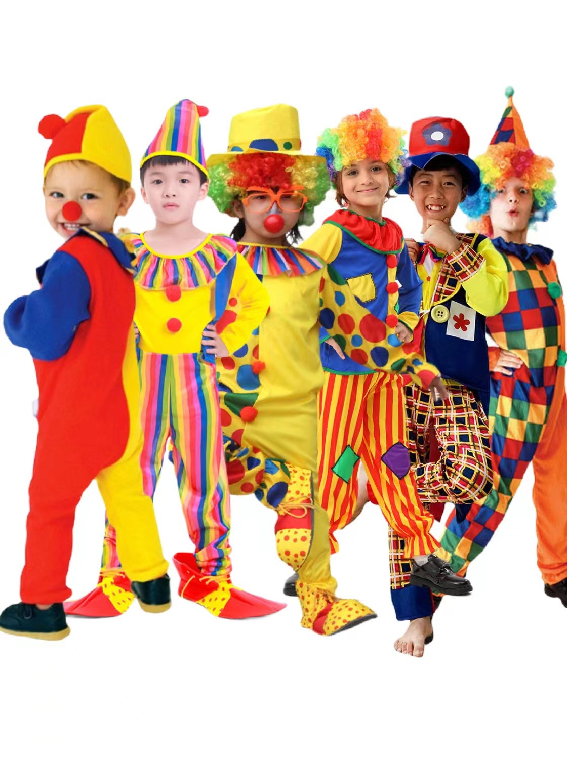 Children's Halloween clown costume Children's Day stage performance costume masquerade circus clown clothes