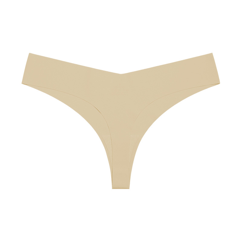 Picture of European and American Cross-border Pregnant Women's plus size Traceless Women's Underwear Class A Ice Silk Breathable Sports Low Waist Naked Briefs for Women