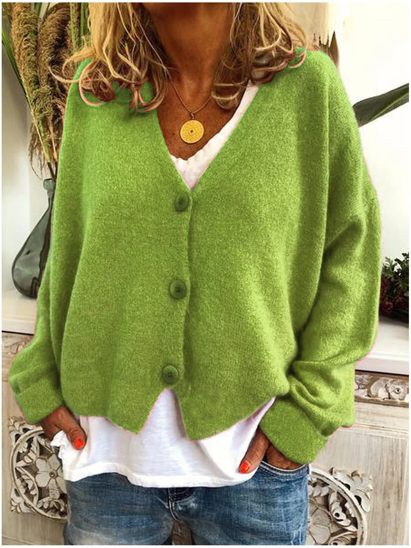 Picture of 2022 Europe and the United States cross-border Women's eBay Amazon wish autumn and winter explosions casual loose sweater knitted cardigan