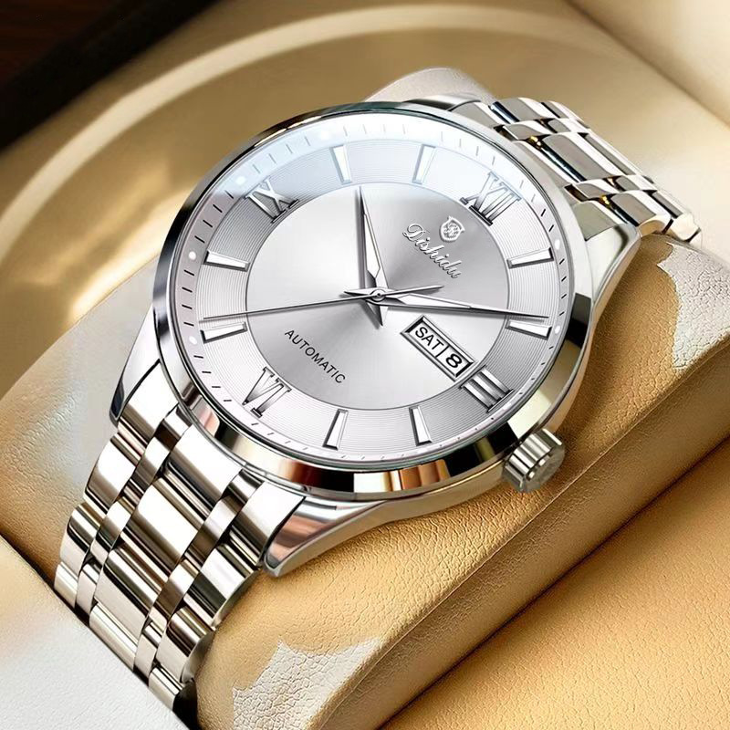 Picture of New non-automatic mechanical watch men's watch waterproof luminous calendar trembles live explosions a generation of hair