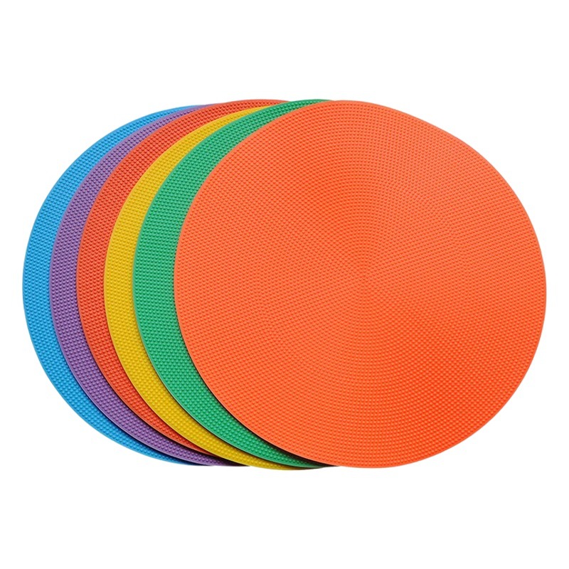 Football training plane sign plate disc sign plate training obstacle round mouth tennis landmark pad