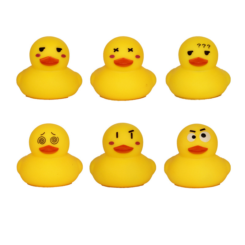 Picture of Hong Kong Version of Little Duck Toy Baby Bath and Water No. 8 Little Yellow Duck Toy Kidsren's Educational Pinch and Call