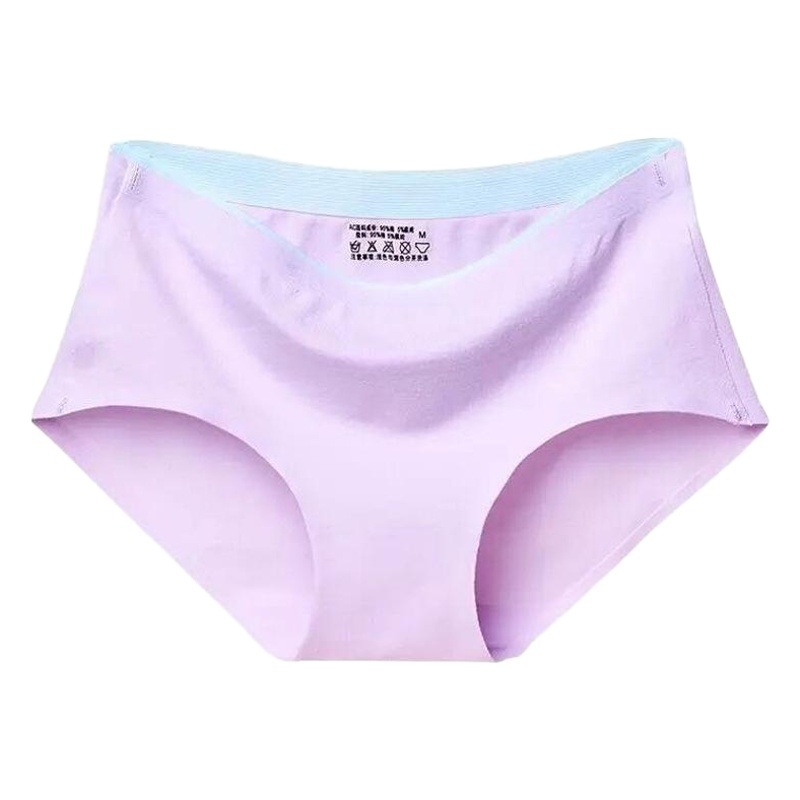 Women's underwear cotton waist color matching hip breathable sexy seamless briefs cotton seamless cotton underwear