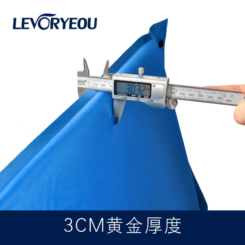 Picture of Hexagon Automatic Inflatable Cushion Thickened Elastic Cotton Inflatable Bed Outdoor Camping Six-sided Outdoor Tent Sleeping Mat Moisture-proof Mat