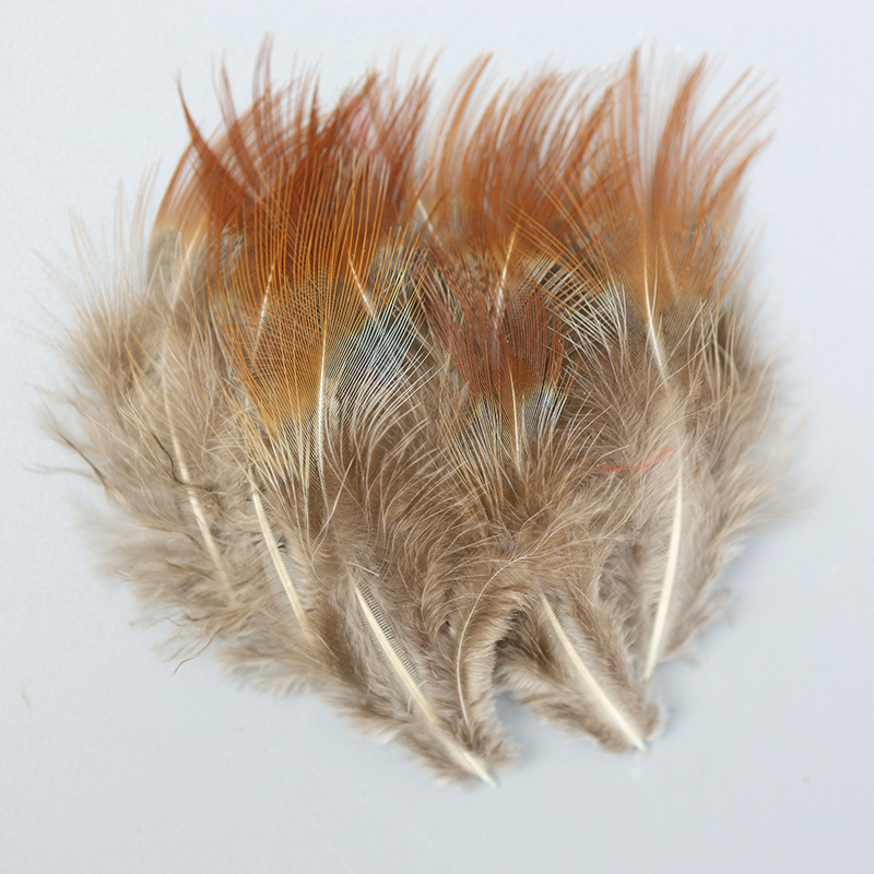 Wholesale Natural Pheasant Red Head Silk 4-7cm DIY Jewelry Clothing Crafts Accessories Decorative Small Feather Accessories
