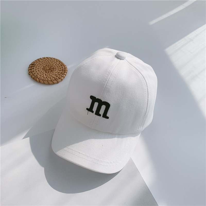 Picture of Letter embroidery children's baseball cap spring and summer girls baby summer hat handsome baby boy cute cap