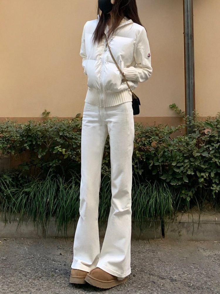 Micro-Flared Jeans for Women 2025 Spring and Autum New Sexy High-Waisted Slim Fit Versatile Straight Elastic Bell-Bottom Pants