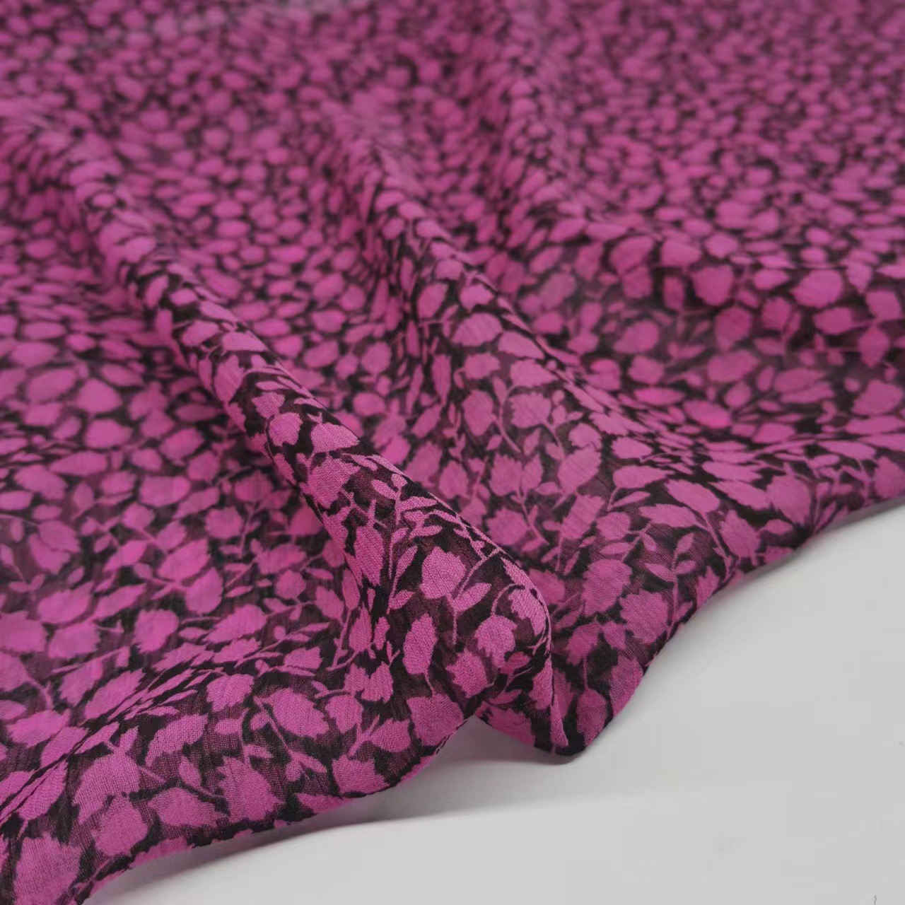 100% Mulberry Silk Narrow Silk Smooth Qiao Fabric 7mm Fashion Dress Fabric