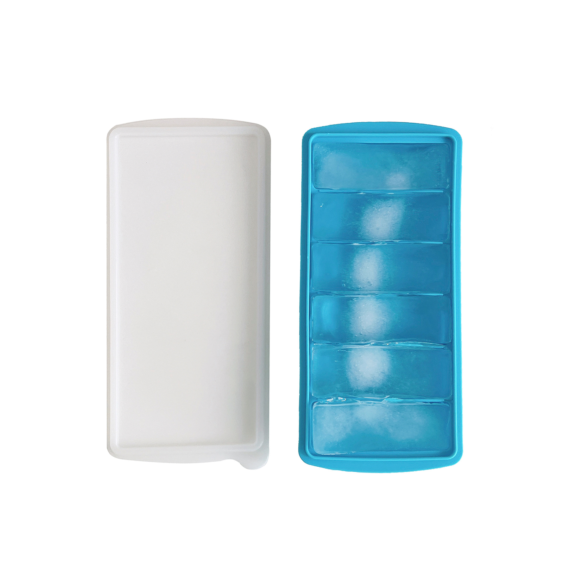Picture of Summer Ice Cube Mold Silicone 6-grid Long Strip Ice Mold DIY Home Bar Edible Ice Cube Refrigerator Ice Maker
