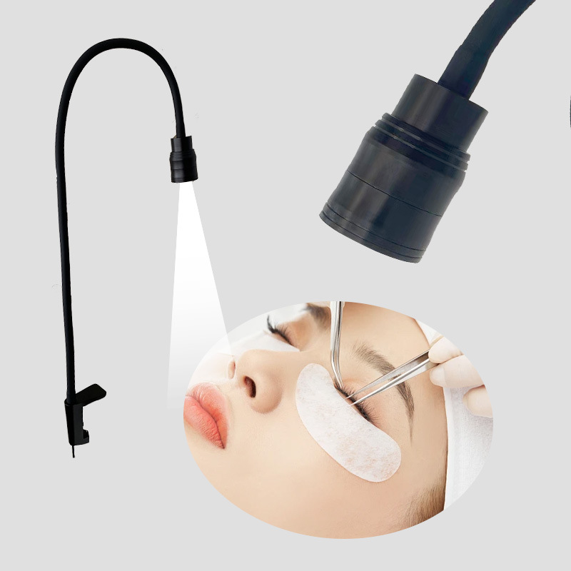 Picture of Cross-Border Uv Eyelash Glue Quick-Drying Lamp Timed Foot-Operated Eyelash Studio Uv Curing Lamp Led White Light Phototherapy Machine