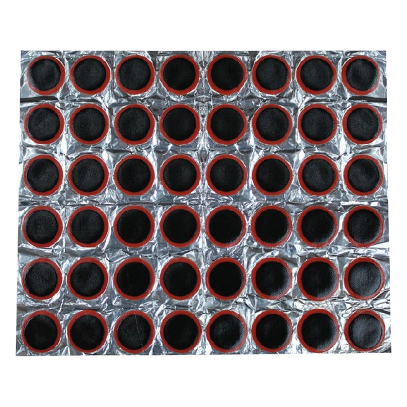 Supply of Wholesale Tire Repair Patches, 48 Pieces * 25mm Round Rubber Patches, Bicycle Riding Tire Repair Equipment, Puncture-Resistant and Anti-Puncture