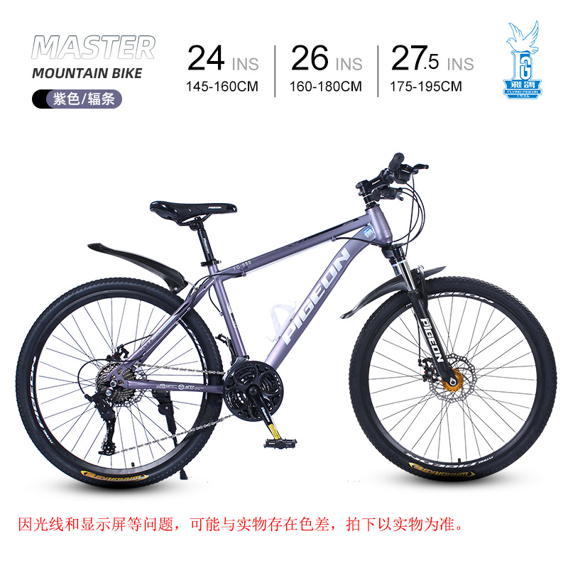 Picture of Flying Pigeon Bike Men's Cross-country Variable Speed Mountain Bike 24 Inch Outdoor Sports Cycling Road Bike