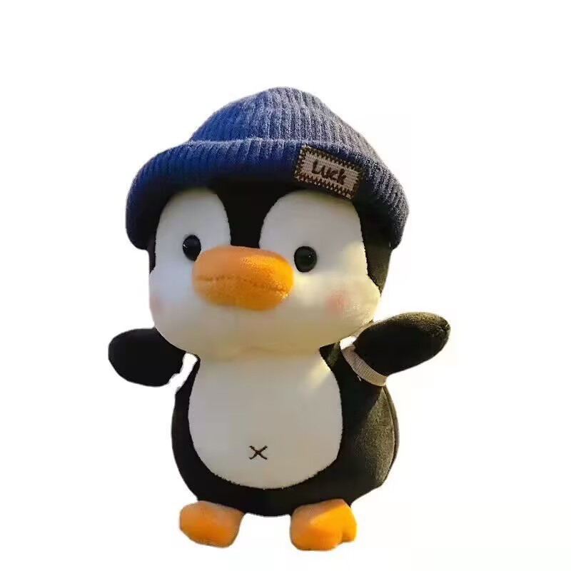 Picture of Backpack travel penguin doll plush toy grab doll doll children's day female birthday gift items wholesale