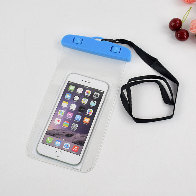 Picture of Mobile phone waterproof bag transparent waterproof mobile phone case universal swimming drifting can touch 100 set LOGO