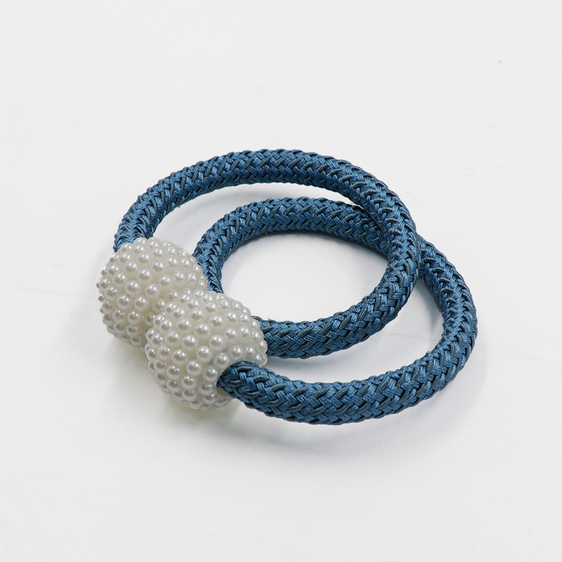 Picture of Creative Pearl Punch-free Magnetic Curtain Buckle Cross-border in stock Pair of Curtain Binding Strap Rope Decoration Accessories