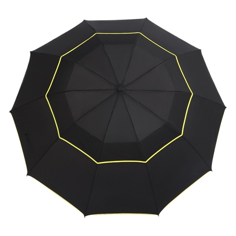 Picture of Super-large double-layer automatic edging wind-proof, sun-proof and rain-proof dual-purpose men's business umbrella thickened and reinforced high-level feeling