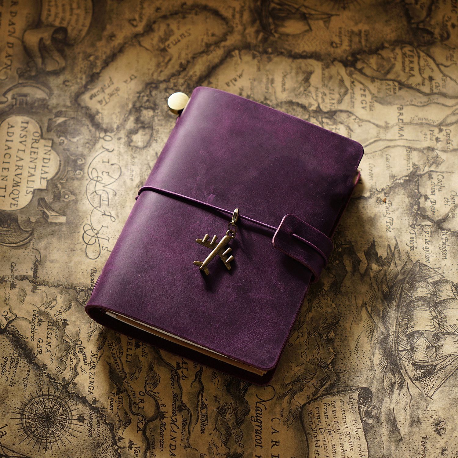 Picture of Travel Notebook Notebook Cowhide Genuine Leather Diary Retro Notepad Creative Record Tn Spot Wholesale