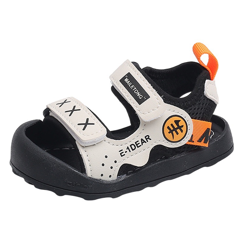 Dropshipping Male Baby Sandals Toddler Shoes 2025 New Toddler Soft Sole Anti-Kick Explosion Version Casual Beach Shoes