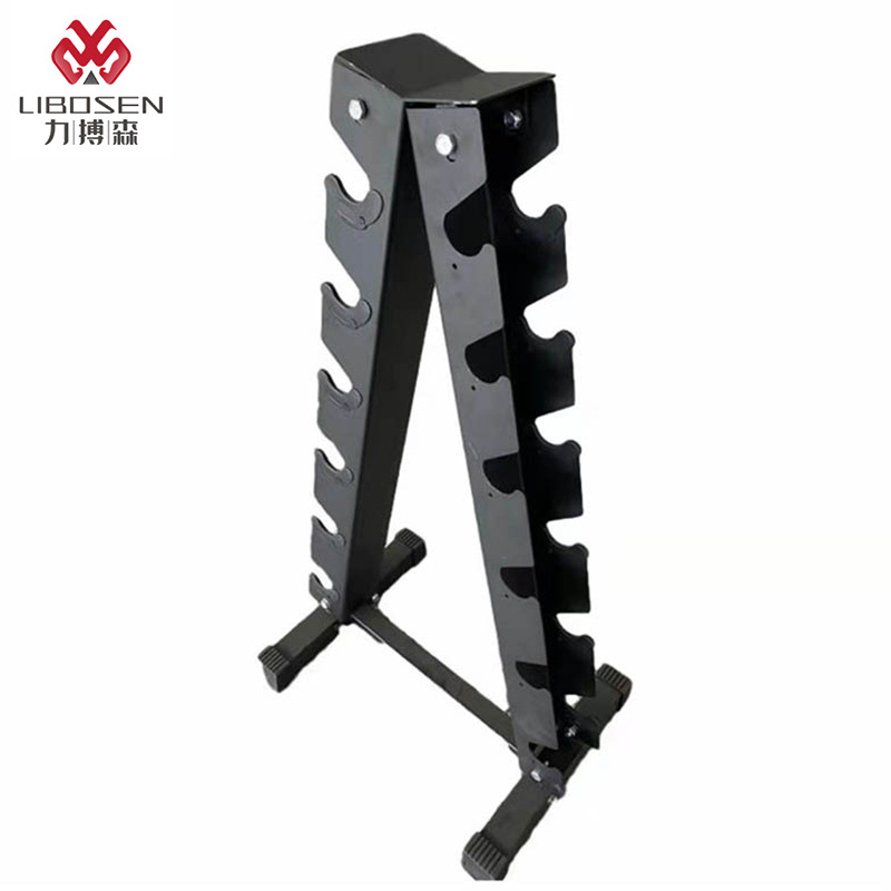 Picture of Liberson Triangular Dumbbell Rack A-Shaped Vertical Dumbbell Rack Storage Rack Home Personal Training Fitness Equipment