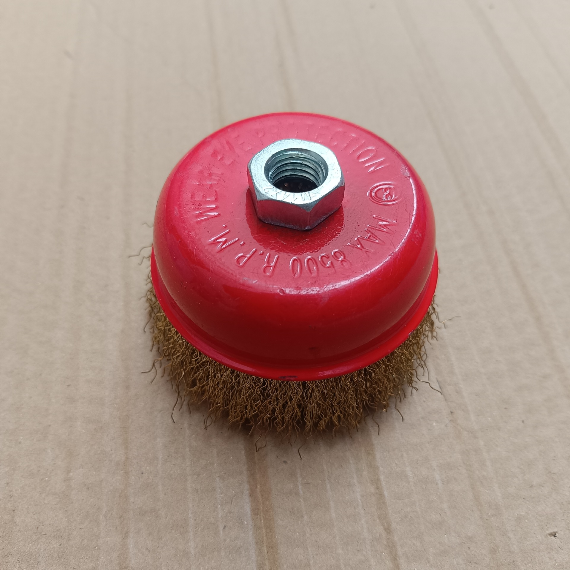 Wire wheel nut wire wheel bowl-shaped wire wheel stainless steel polishing derusting polishing wheel 3 inch nut bowl-shaped