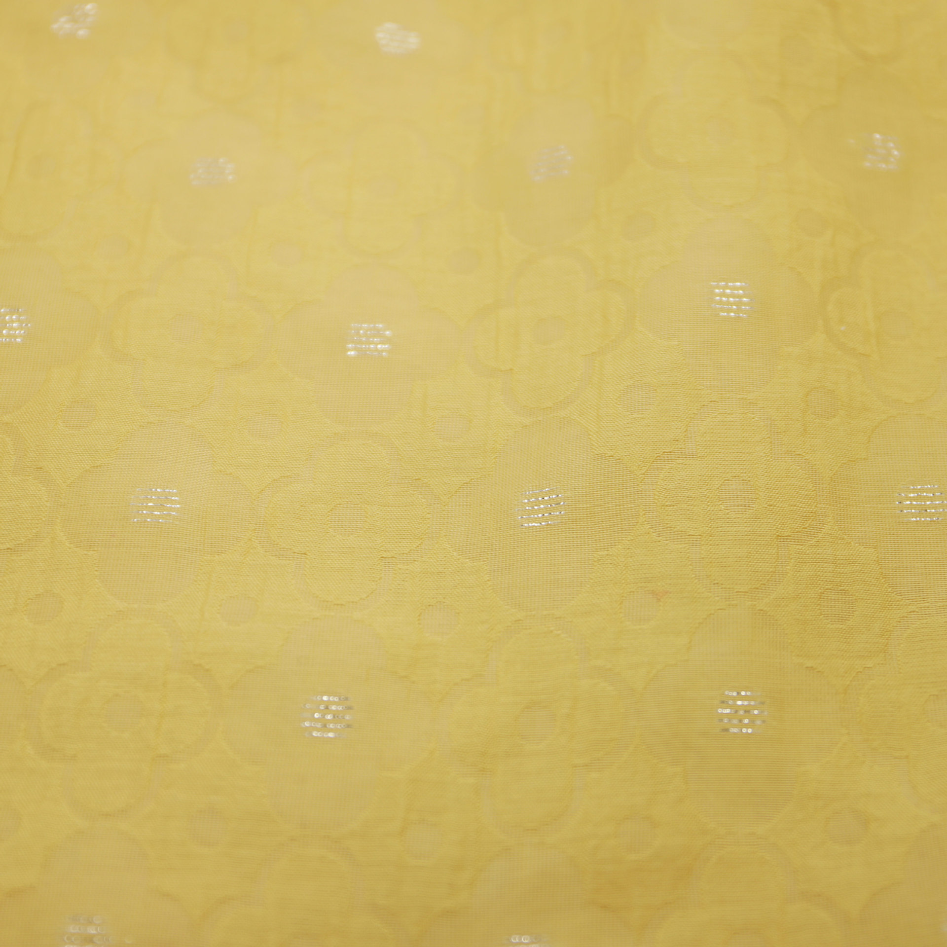 Picture of Nylon Tencel Silver Cut Jacquard Fabric Spring and Summer Micro-transparent Embossed Hanfu New Chinese Style dress Clothing Fabric