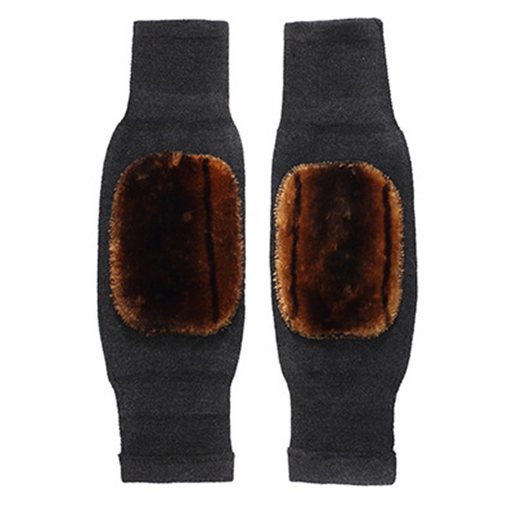 Picture of Autumn and winter cashmere leggings kneecap cover for the elderly thickened fleece-lined men and women old cold leg kneecap warm cold-proof