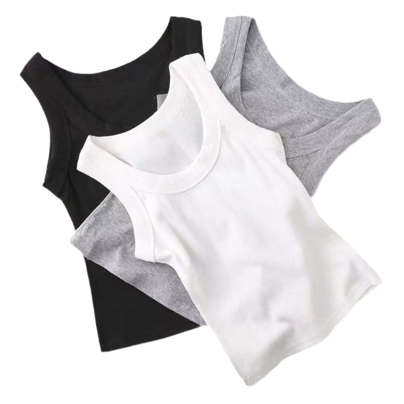 Summer New High-end Cotton Vest Women's Sling Inner Base Shirt for Outer Wearing Foreign-style Spring and Autumn All-match Clothes