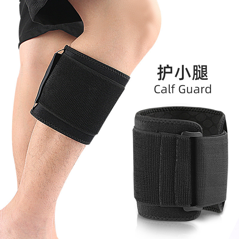 Cross-border Sports Fitness Protector Size Leg Sleeve Built-in Pressure Pad Basketball Running Shock Absorption and Pressure Reduction Adjustable Shaping Leg Guard