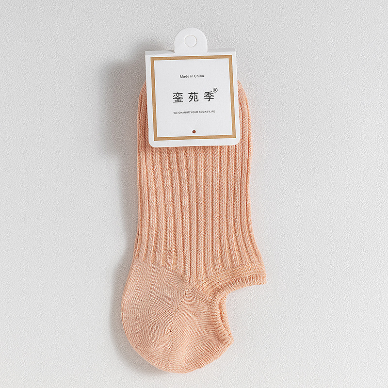 Picture of Double-Needle Socks 7A Antibacterial and Deodorant Boat Socks for Women Spring and Summer Cotton Socks Silicone Non-Slip Shallow Mouth Invisible Women's Cotton Socks