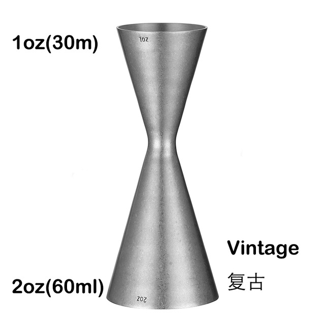 Picture of Indian-style wine measuring device Full Cup bartending double-headed measuring cup 30/60 bartender special oz cup Jigger