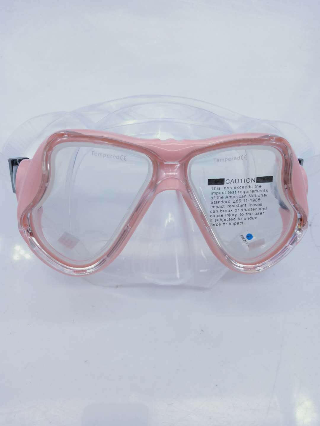 Picture of Large frame diving goggles snorkeling myopia lens diving mask liquid silicone PVC diving goggles tempered glass