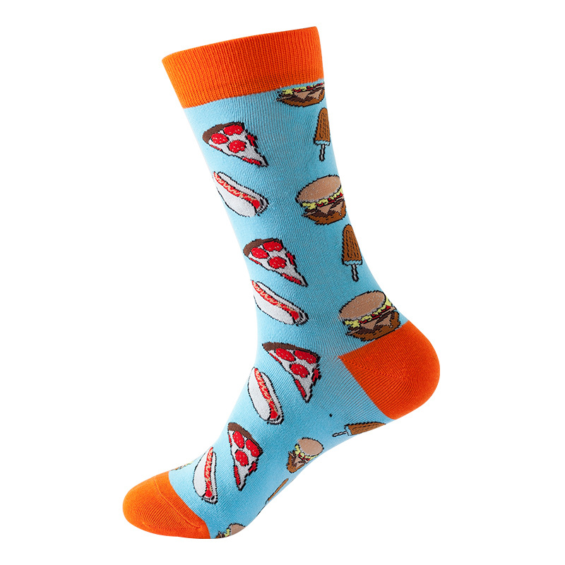 Picture of New Amazon Mid-Calf Socks for Men, Cotton, Women's European and American Ins Style Autumn and Winter Internet Celebrity Trendyy Socks Wholesale
