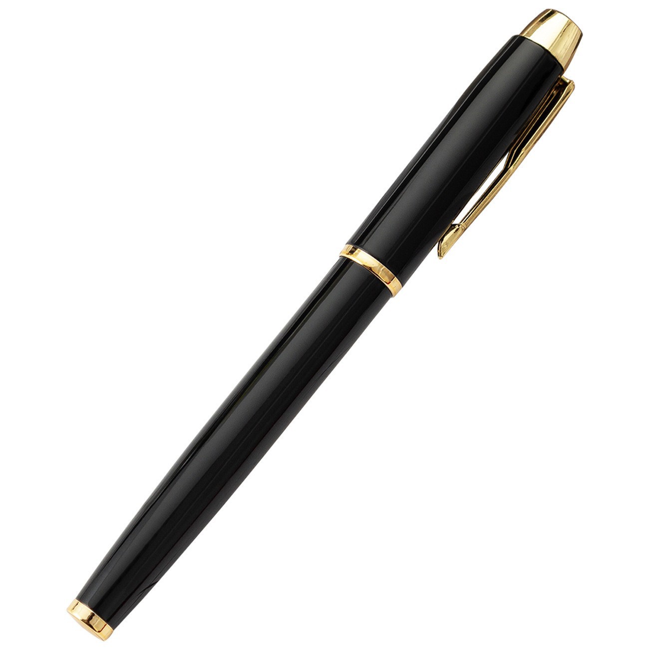 Picture of Wholesale Metal Signature Pen Gel Pen Printable LOGO Creative Business Black Pen Gift Ball Pen