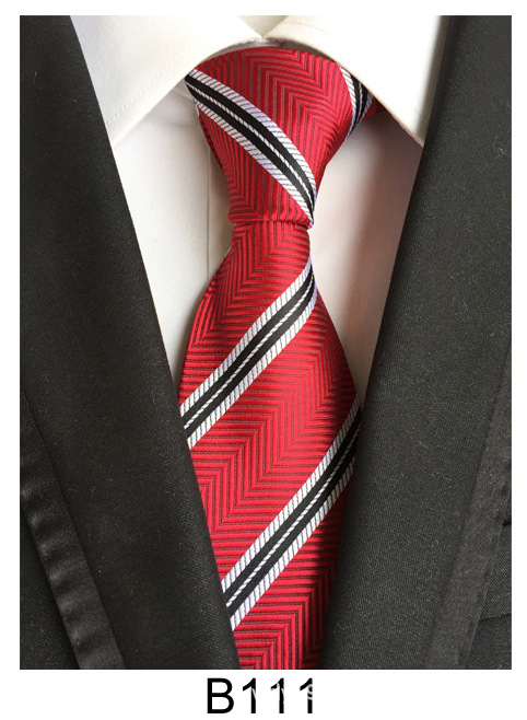 Picture of Tie Men's Casual Formal Wear Professional Business Men's Tie Polyester Silk Hand-Tied Tie Source Manufacturer Batch