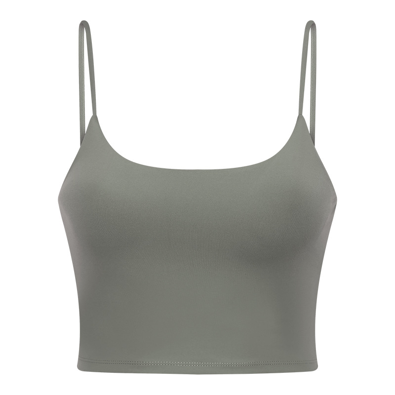 Picture of New Yoga Top Women's Sports Underwear with Chest Pad Thin Belt Beauty Back Fitness Vest Sling Yoga Clothing C5238