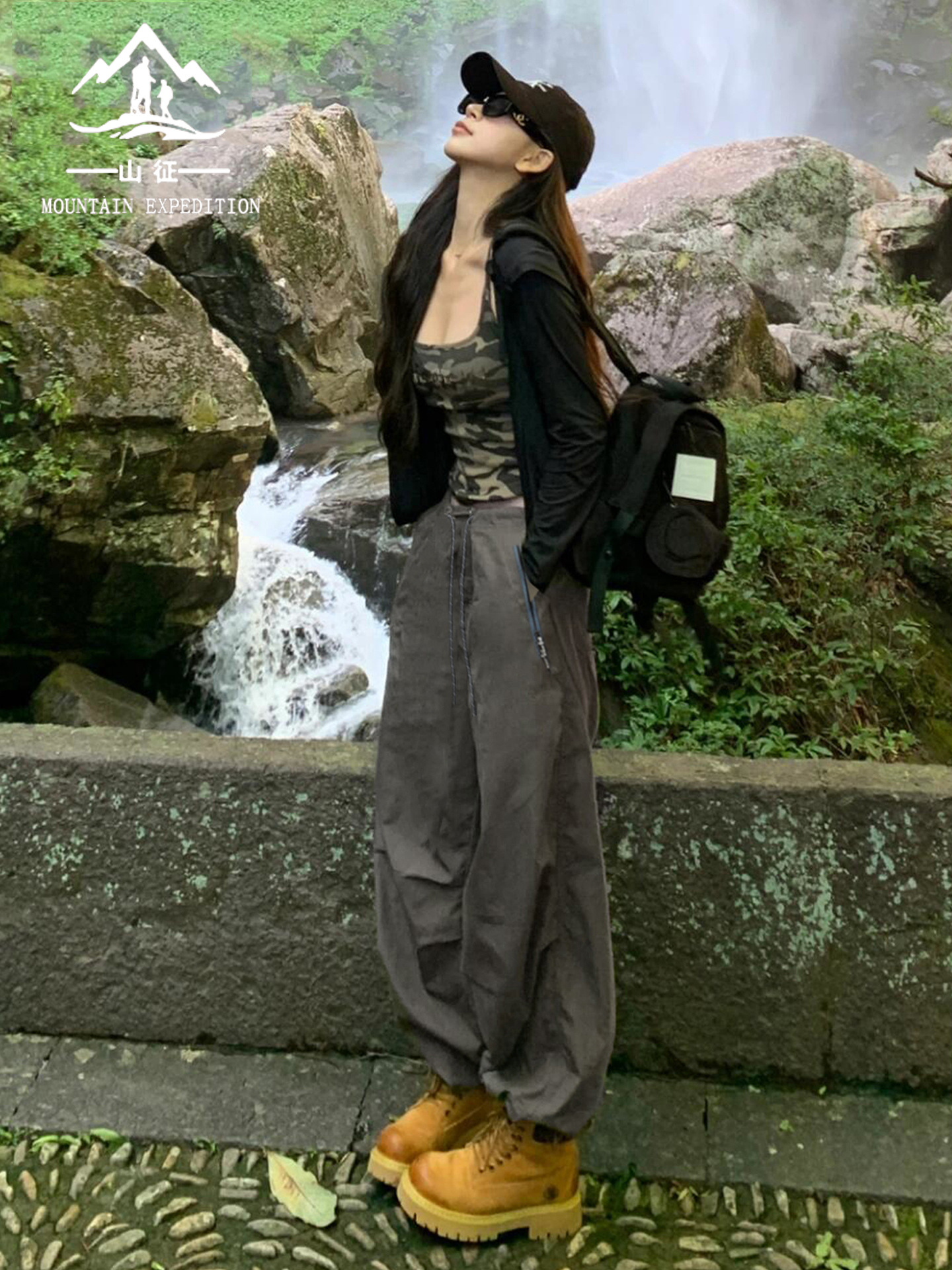 Quick-dry utility pants for women, 2025 new summer outdoor thin outfit, hiking, climbing, paratrooper pants