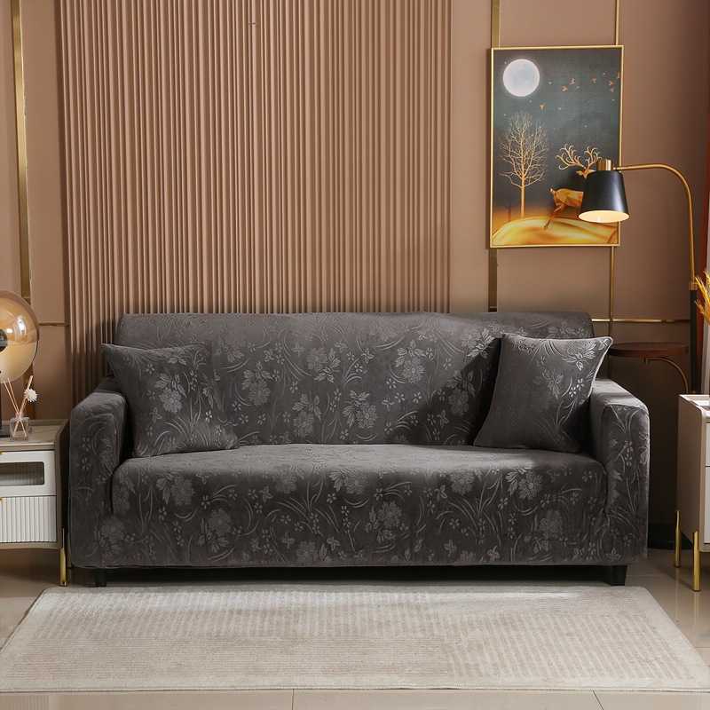 Picture of New Style Thickened Crystal Velvet Light Luxury Jacquard Sofa Cover Cover All-inclusive Elastic Multi-functional Sofa Cover Cloth Anti-cat Scratch