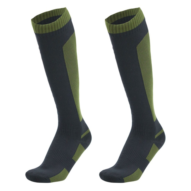 Outdoor Waterproof Socks Hiking Camping Riding Ski Socks Adventure Hiking Wading Warm Breathable Long Tube Waterproof Socks