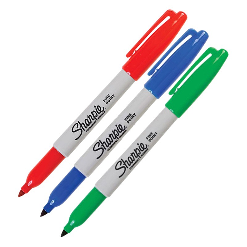 American Sanfu Marker Sharpie30001 Oil-Based Pen Black Dust-Free Laboratory Sharp Anti-Fading Marker Pen