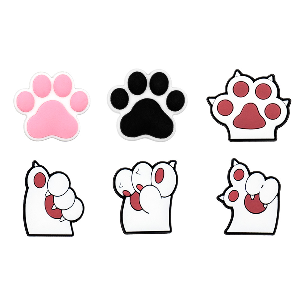 Cat Paw Hole Shoe Accessories, Kidsren's Bracelets, Hole Bag Decorative Buckles, Shoe Flower Shoe Buckles, High-End Hole Shoe Flower