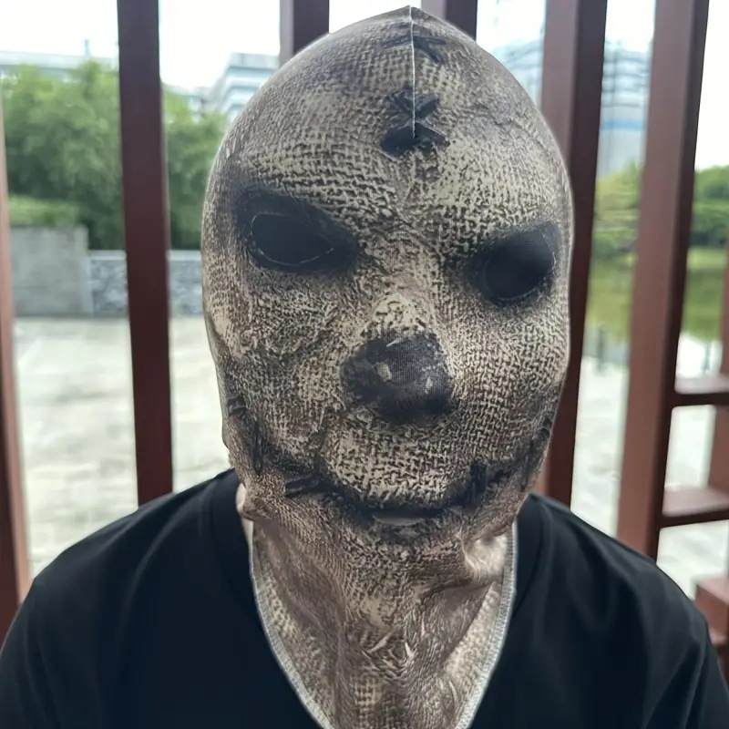 Picture of Summer Outdoor Sunscreen Mask Men's Ice Silk Motorcycle Riding Face Towel Thin Animal Full Face Neck Ear Hanging Tape