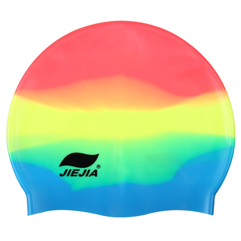 Picture of JIEJIA JIEJIA silicone cap genuine goods adult swimming cap in stock wholesale SC monochrome MC mixed color silicone swimming cap