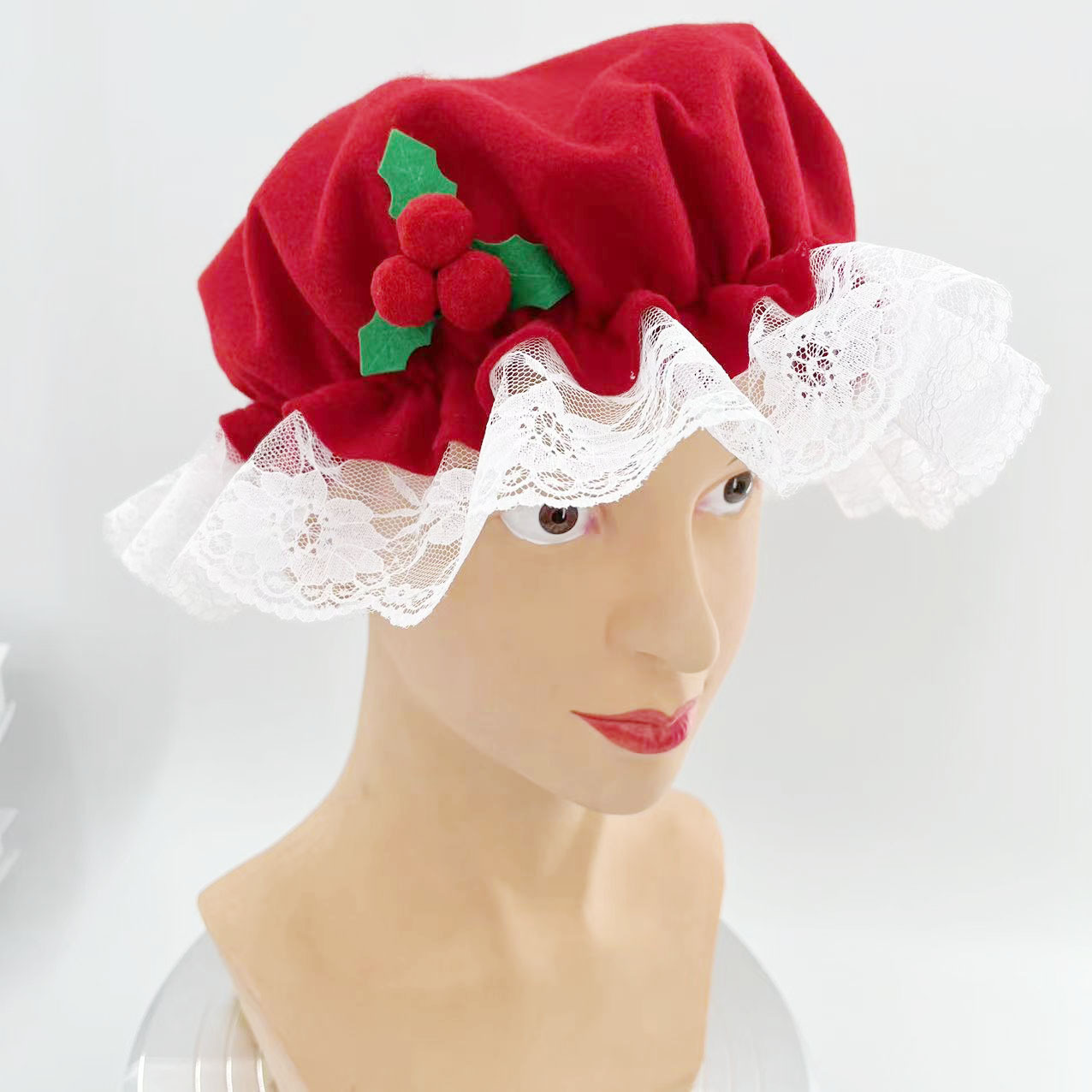 Christmas decorations Christmas hat red pants hat adult children clown hat Christmas hat party gift