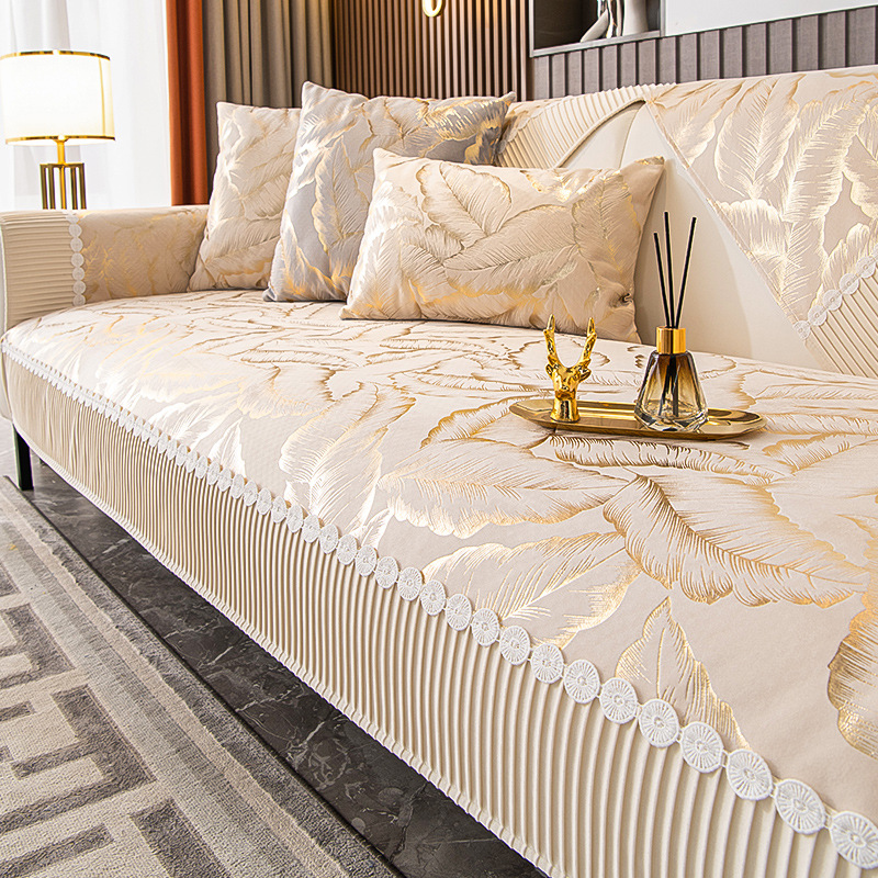 High-End Accessible Luxury Sofa Cushion, Universal for All Seasons, New Anti-Slip, High-End, Modern Cushion, Sofa Cover, Cloth Cushion